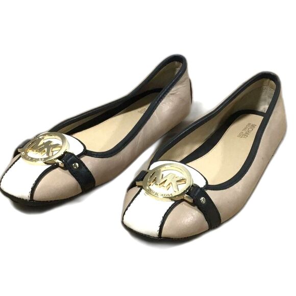 Michael Kors Women's Fulton Leather Moccasin Flats Slip Ons - Size 7.5 - Picture 1 of 4